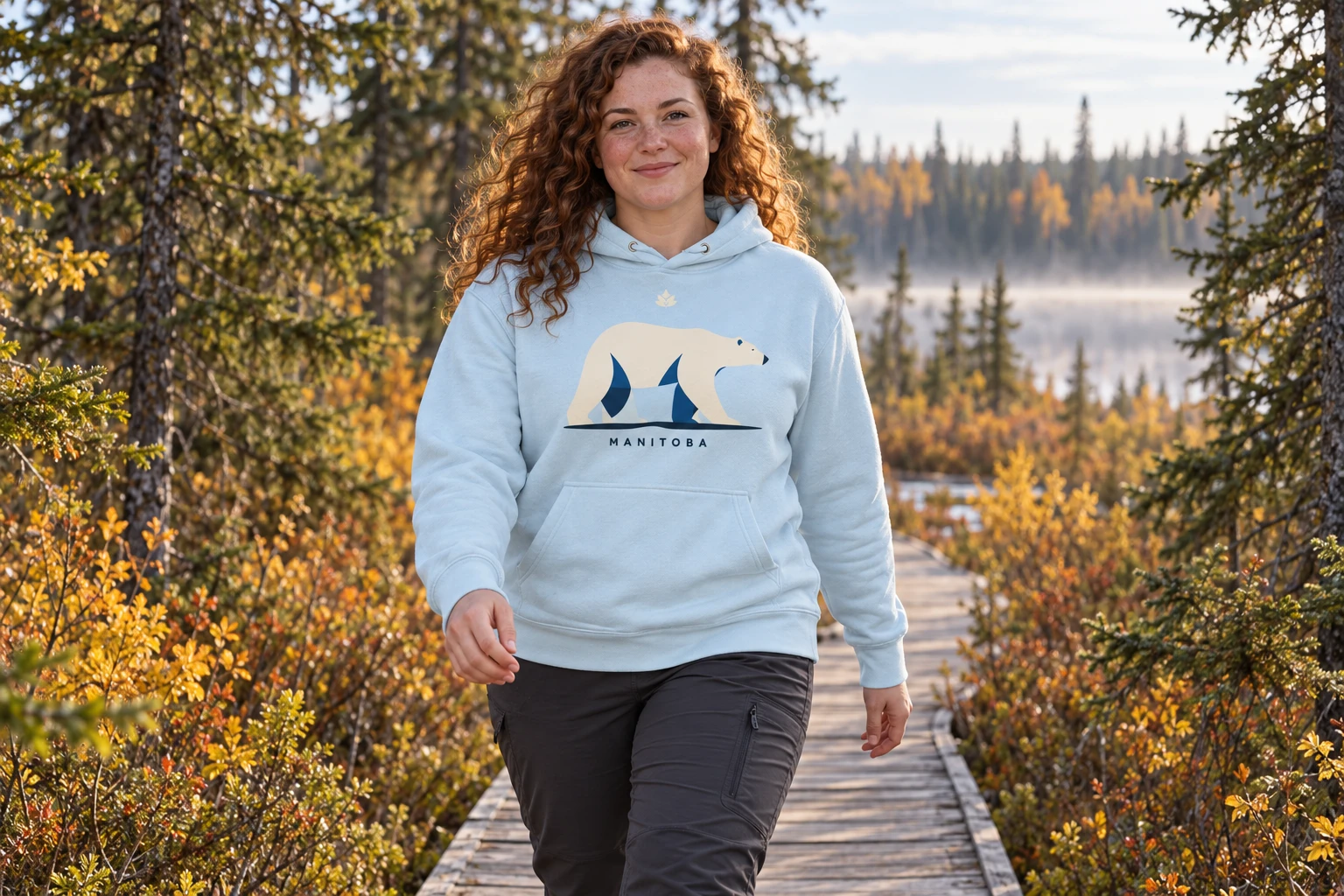 Manitoba Polar Bear Hoodie, Manitoba
