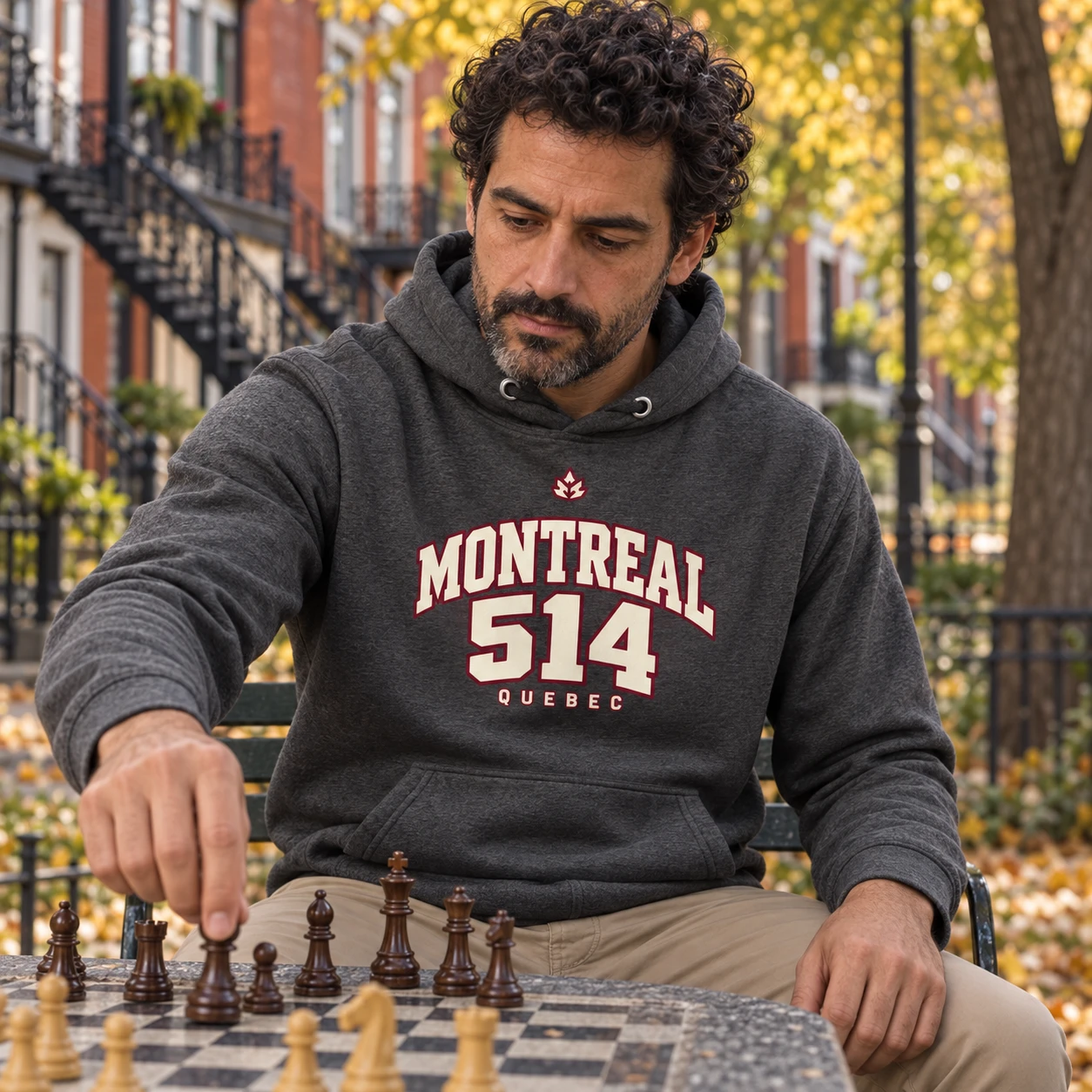 Montreal 514 Hoodie, lifestyle styling