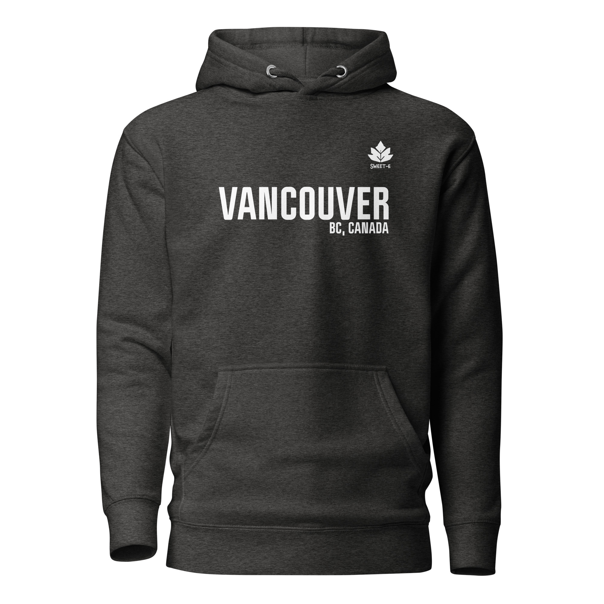 Sweet-e Vancouver Minimalist Hoodie - Charcoal Heather