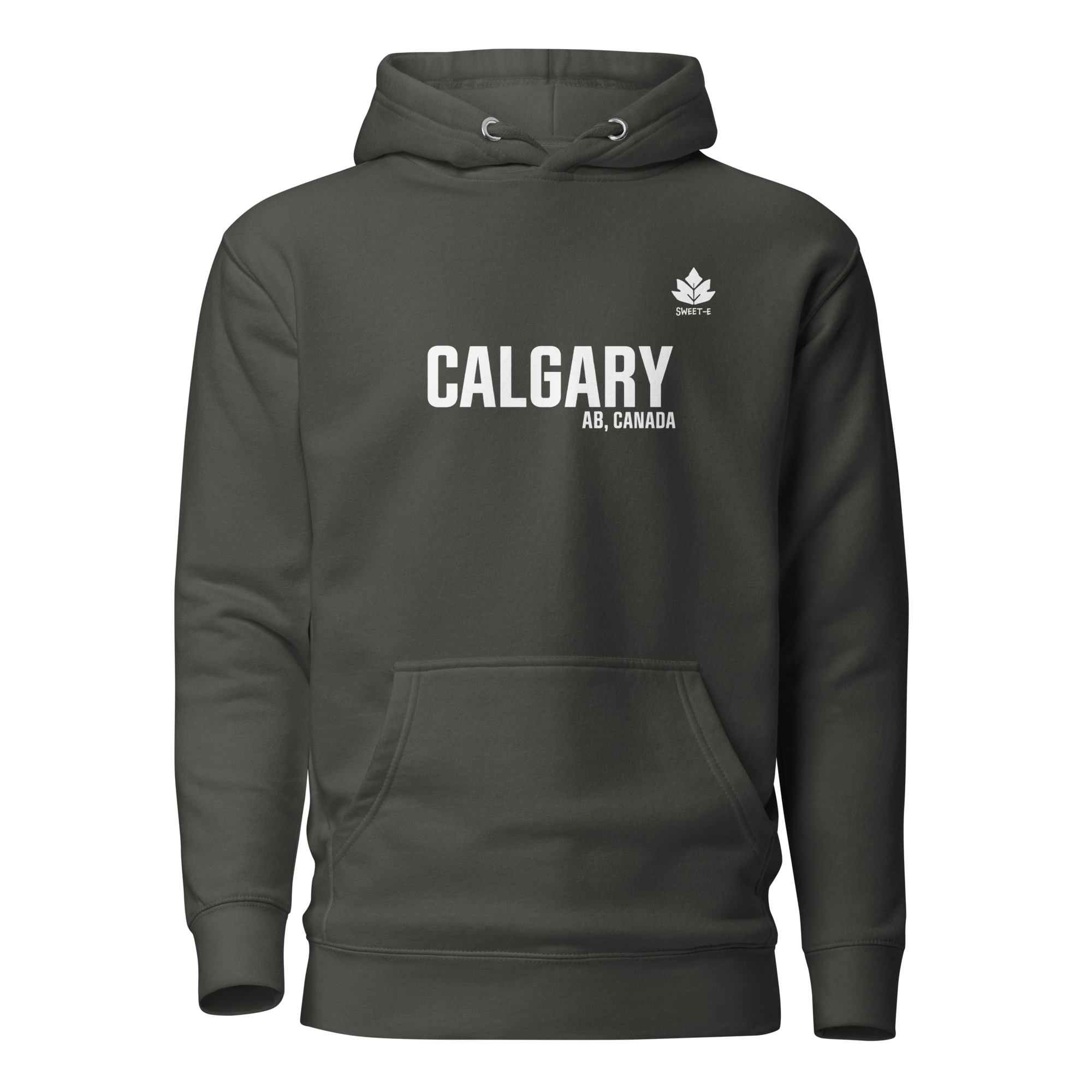 Minimalist Calgary Hoodie, Vintage Black
