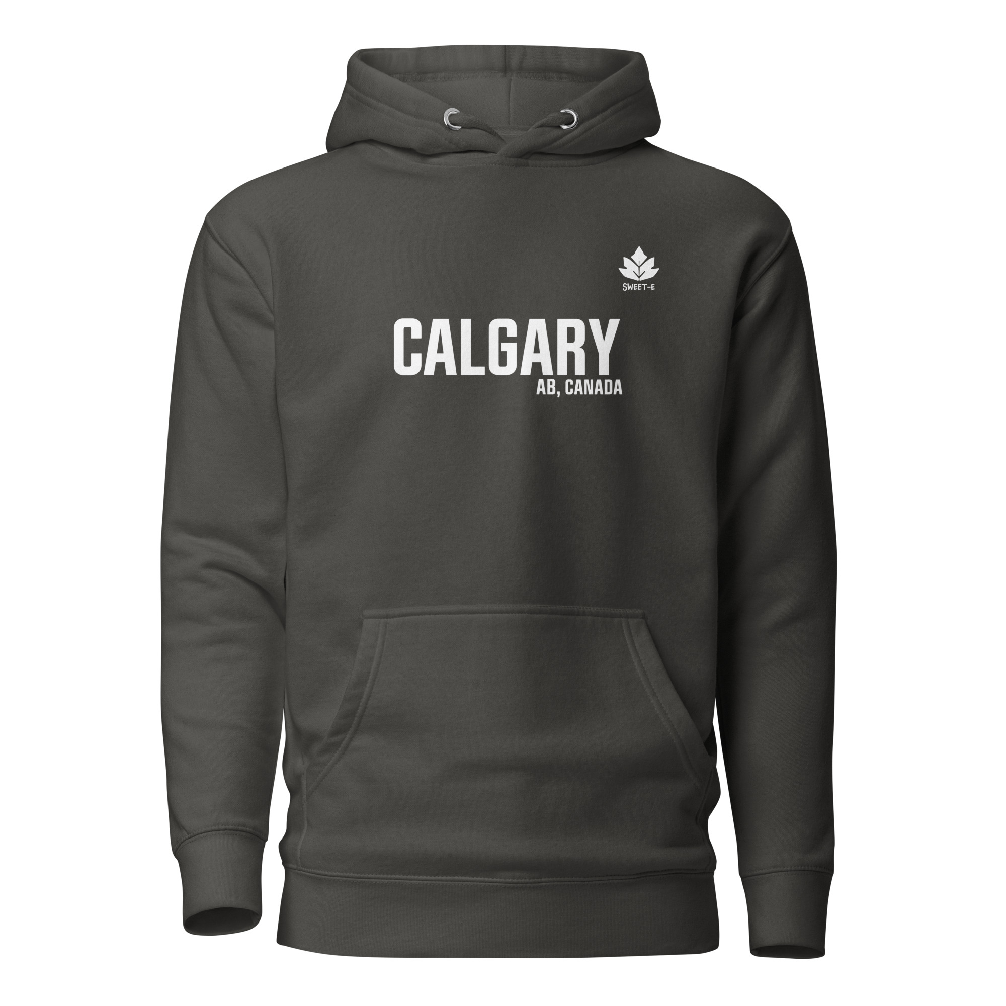 Minimalist Calgary Hoodie, Vintage Black